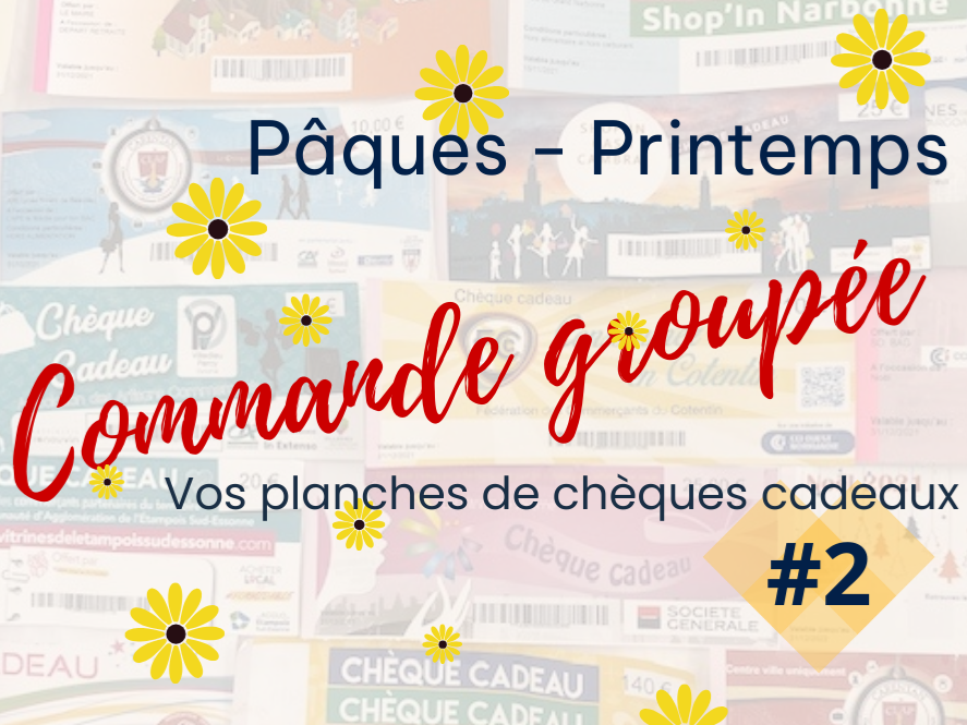 2eme Commande groupée de Chèques cadeaux 2026