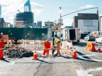 Les travaux aux portes des boutiques