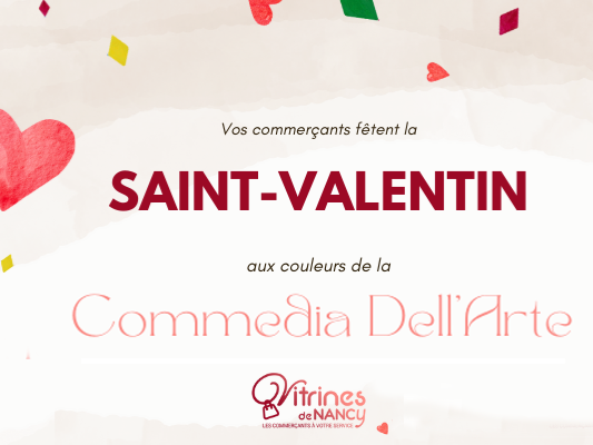 NANCY | Les Vitrines de Nancy au diapason pour la Saint-Valentin