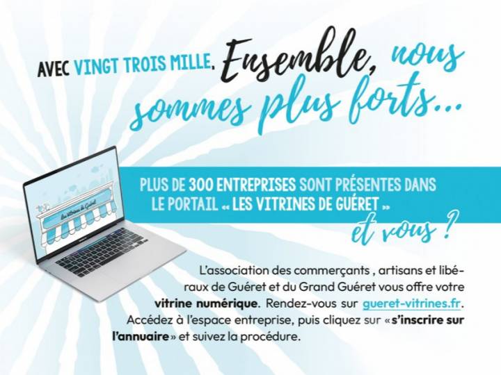 GUERET | Un flyer promotionnel pour donner envie de rejoindre l'association de commerçants !