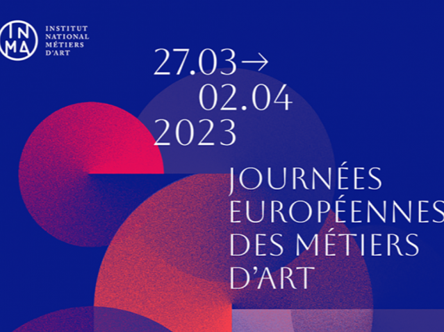 Cotoyons le sublime ! Courrons aux JOURNEES EUROPEENNES DES METIERS D'ART ! C'est jusqu'au 2 Avril.