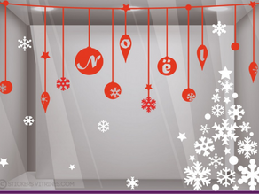 KIT STICKERS VITRINES NOEL